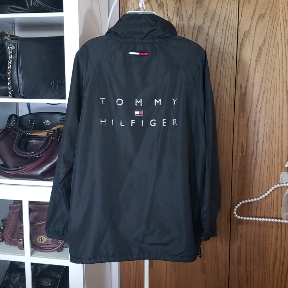 90s Vintage Tommy Hilfiger Pullover Windbreaker L